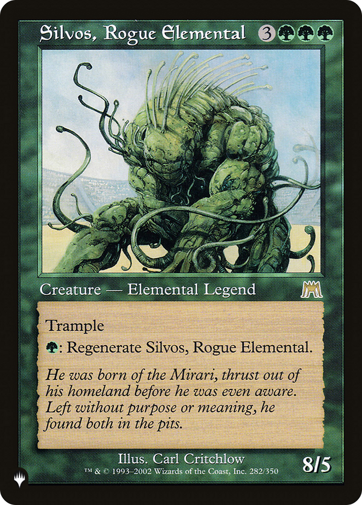 Silvos, Rogue Elemental [LIST - 282/350]