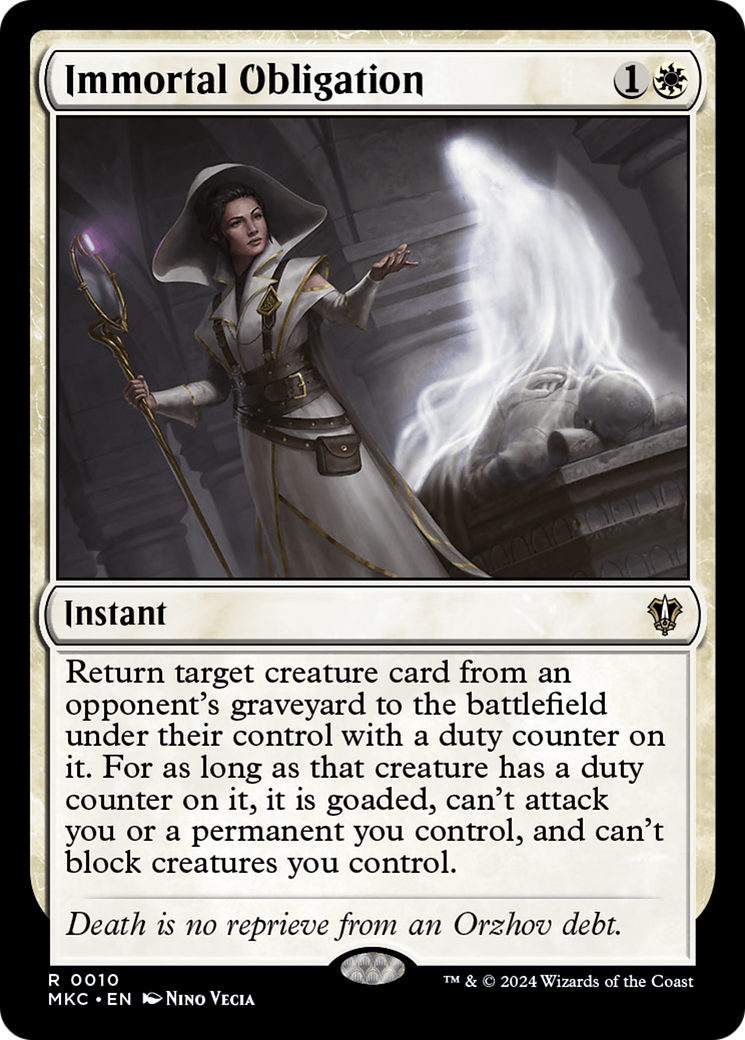 Immortal Obligation [MKC - 10]