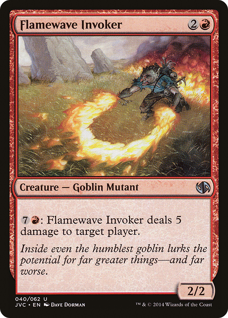 Flamewave Invoker (Jace vs. Chandra) (DD3-040) - Duel Decks Anthology: Jace vs. Chandra