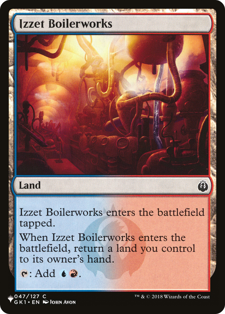 Izzet Boilerworks (LIST-GK1-47) - The List