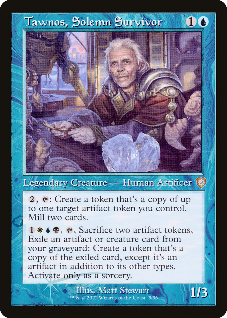 Tawnos, Solemn Survivor (Retro Frame) [BRC - 3]