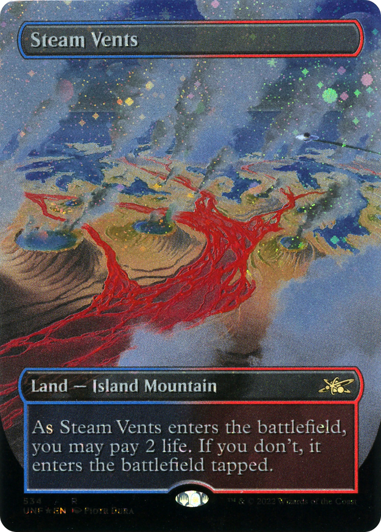Steam Vents (Borderless) (Galaxy Foil) [UNF - 534]