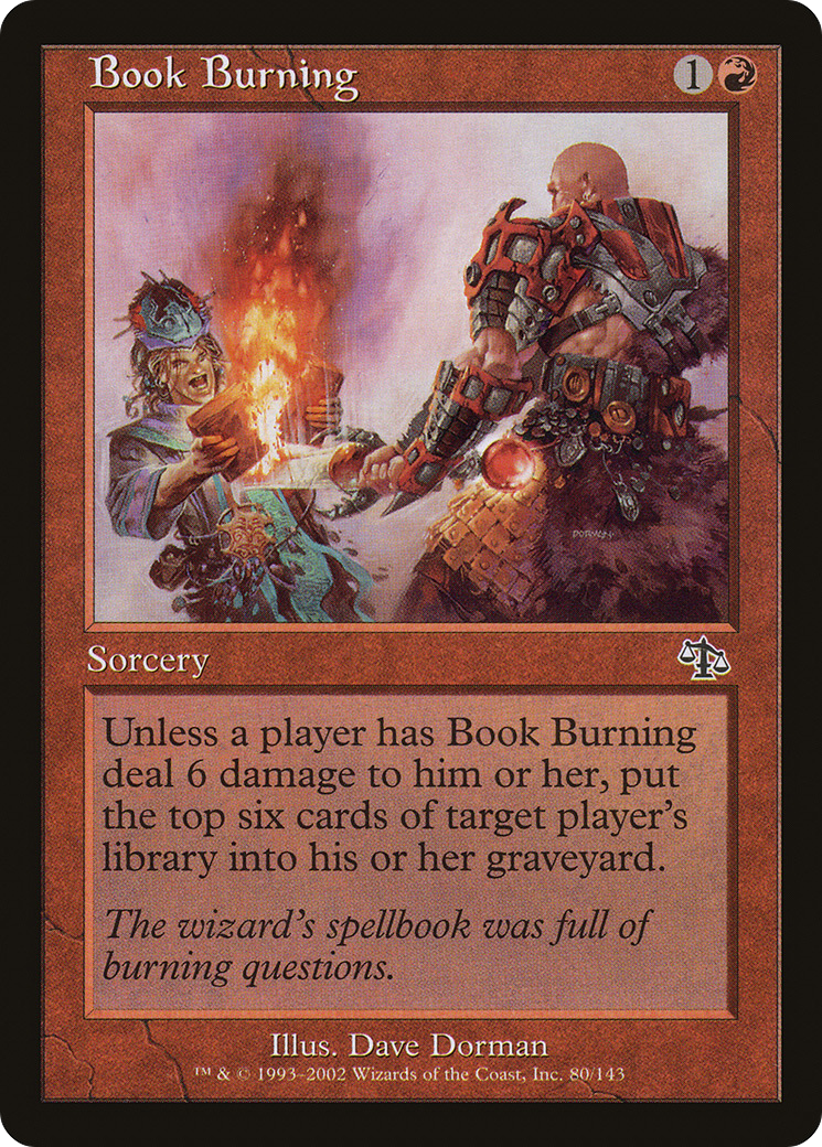 Book Burning [JUD - 80]