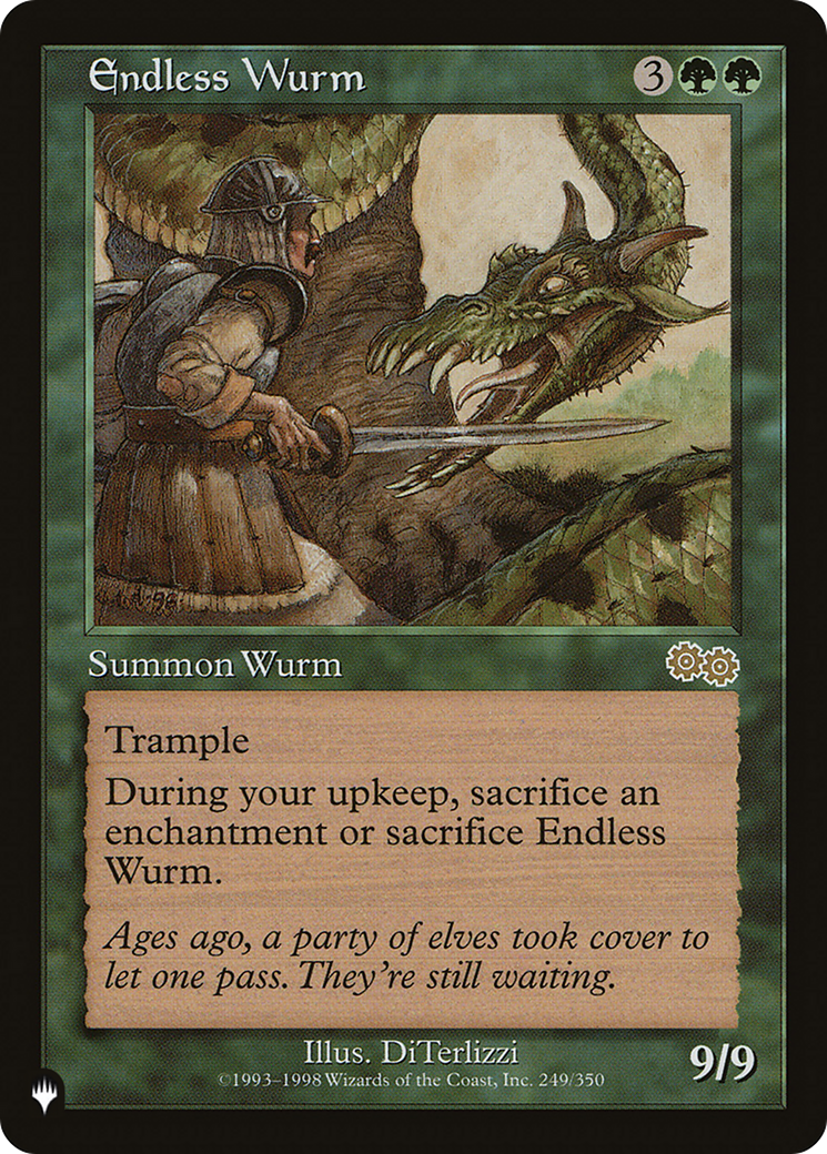 Endless Wurm [LIST - 249/350]