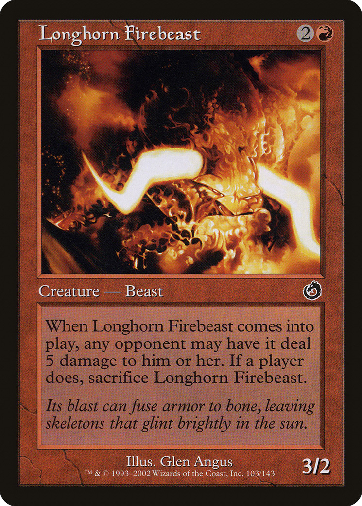 Longhorn Firebeast [TOR - 103]