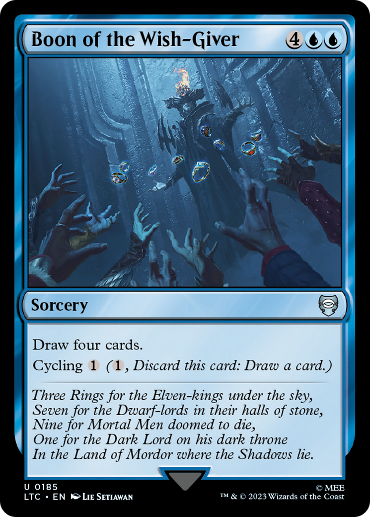 Boon of the Wish-Giver [LTC - 185]
