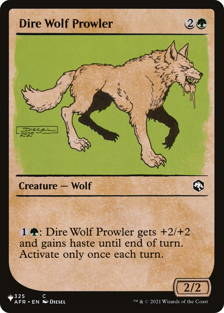 Dire Wolf Prowler (Showcase) [LIST - 325/281]