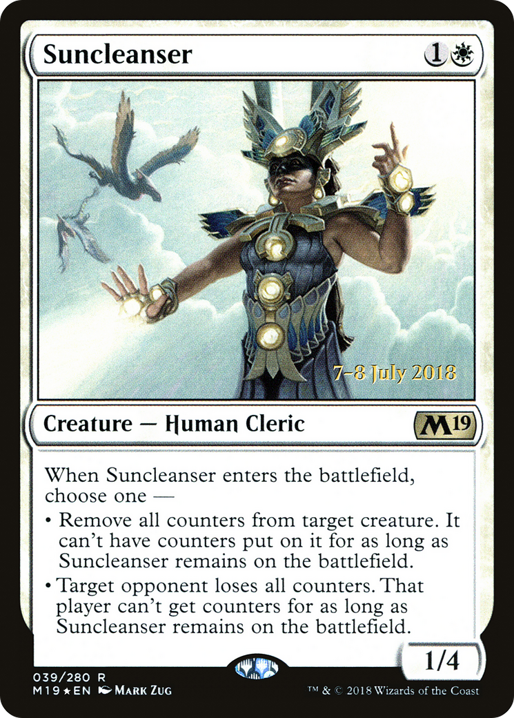 Suncleanser (PRE-039) - Core Set 2019 Promos Foil