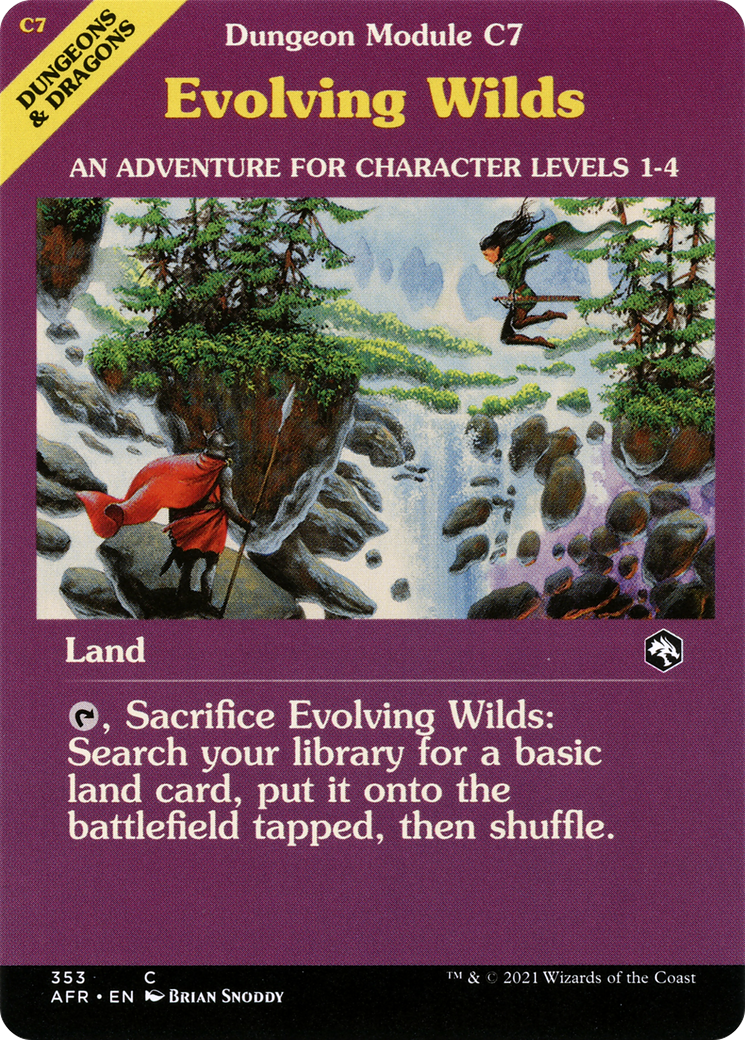 Evolving Wilds (Dungeon Module) [AFR - 353]