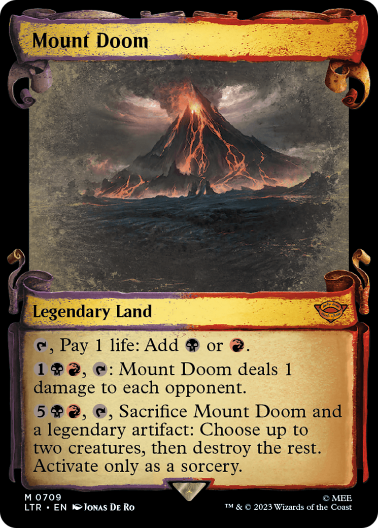 Mount Doom (Showcase Scrolls) [LTR - 709]