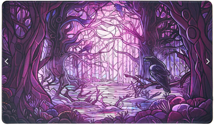 Stained Glass Playmat - Decaying Swamp