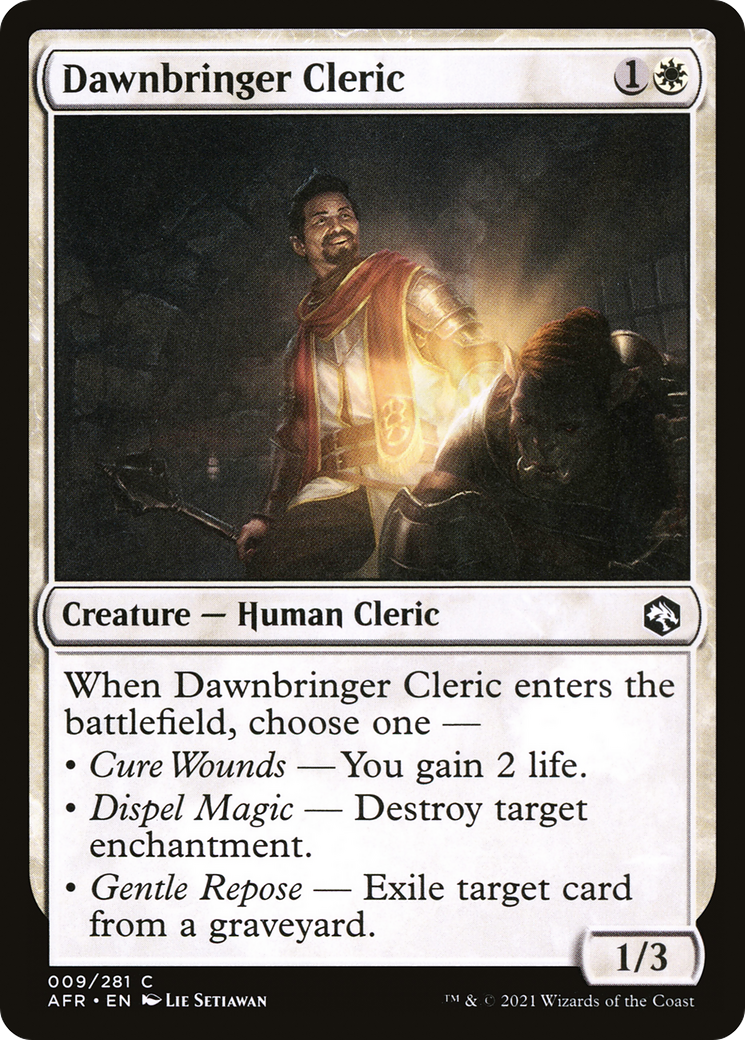 Dawnbringer Cleric [AFR - 9]