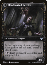 Restless Bloodseeker (Showcase) (VOW-295) - Innistrad: Crimson Vow: (Showcase, Double Faced Transform) Foil
