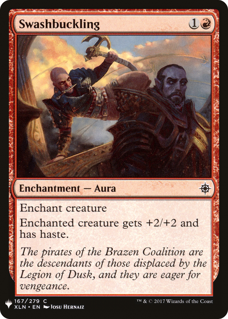 Swashbuckling [LIST - 167]