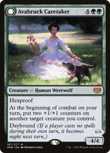 Avabruck Caretaker (VOW-187) - Innistrad: Crimson Vow: (Double Faced Transform) Foil