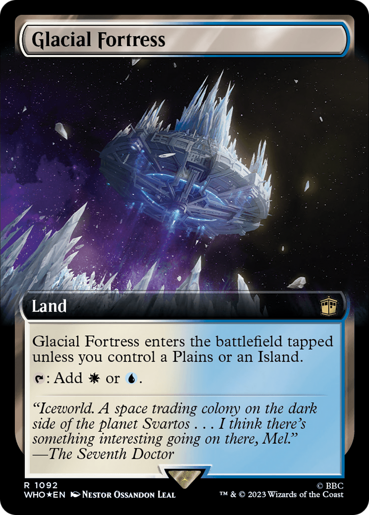Glacial Fortress (Extended Art) (Surge Foil) [WHO - 1092]