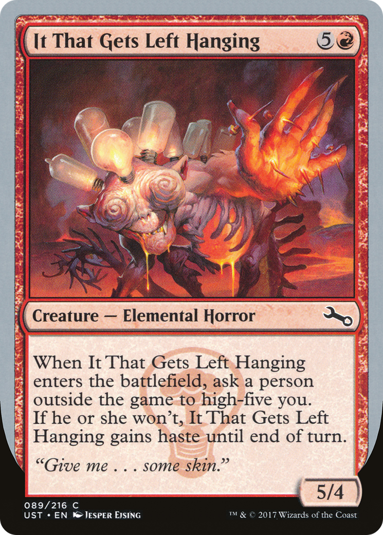It That Gets Left Hanging [UST - 89]