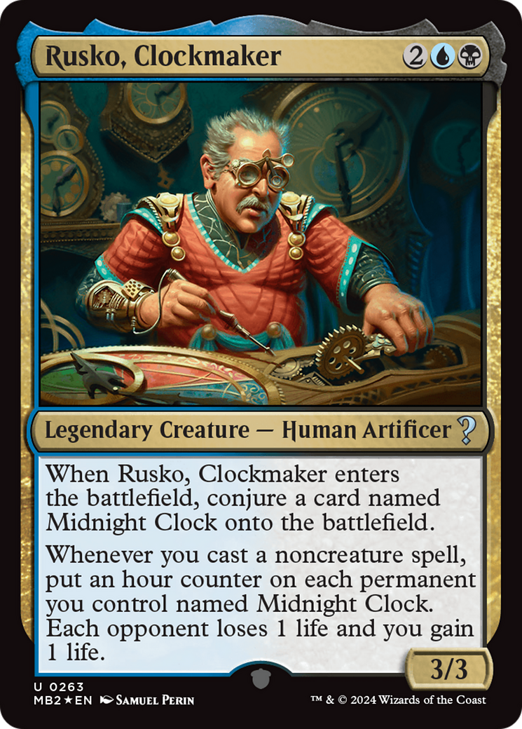 Rusko, Clockmaker [MB2 - 263]