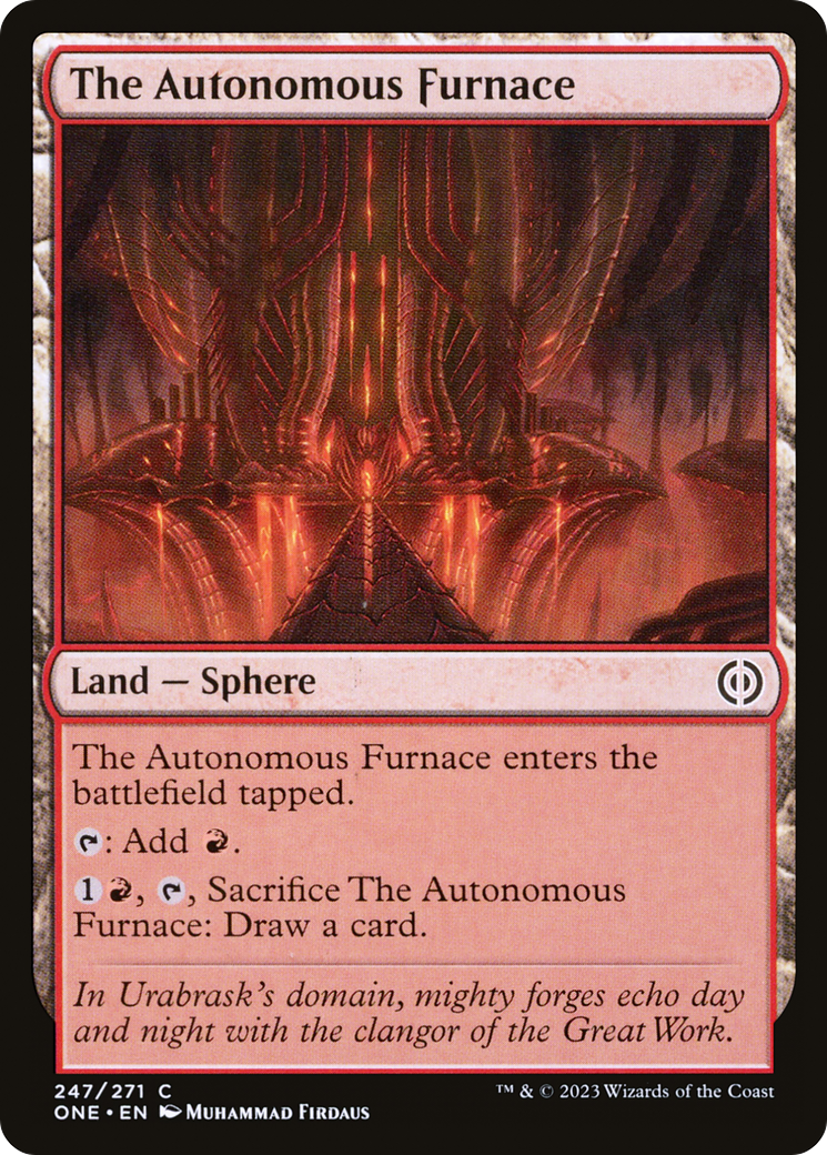 The Autonomous Furnace [ONE - 247]