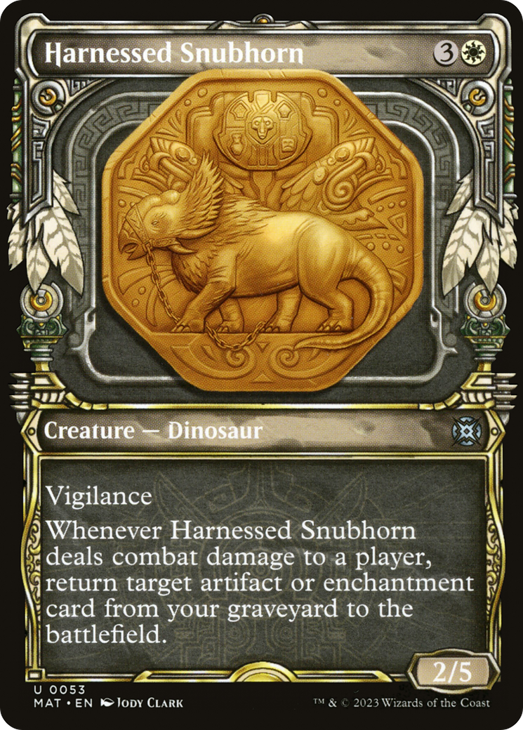 Harnessed Snubhorn (Showcase) [MAT - 53]