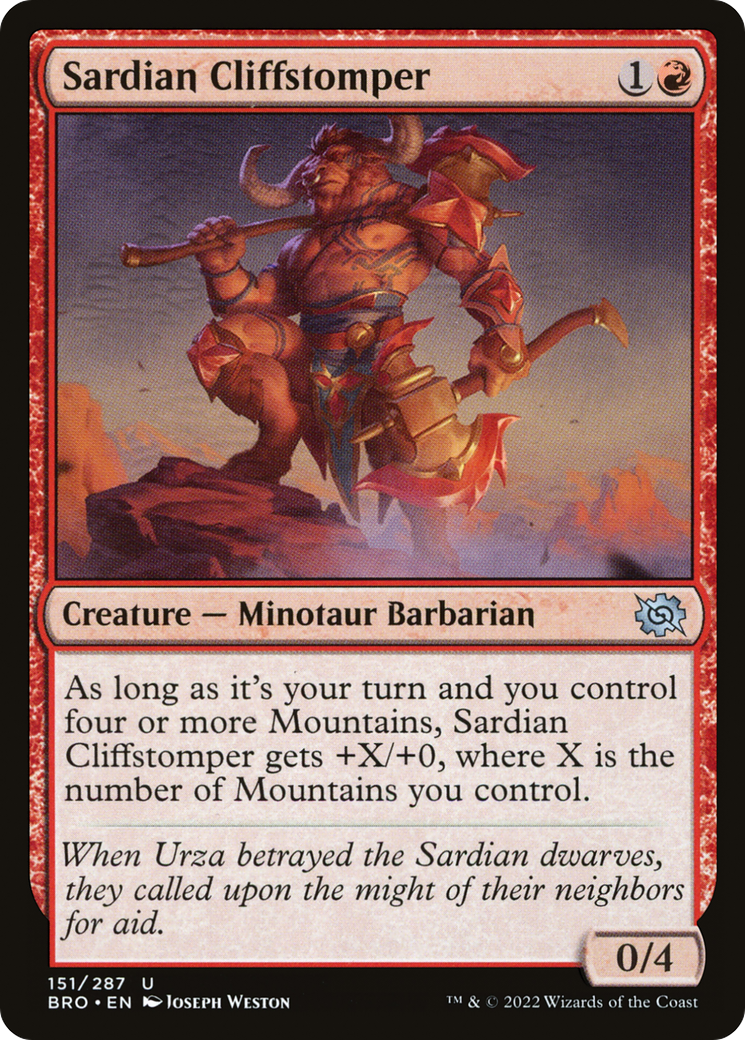 Sardian Cliffstomper [BRO - 151]