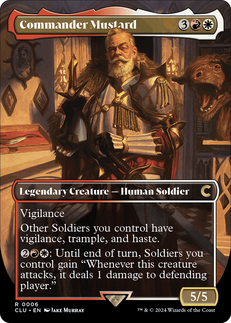 Commander Mustard (Borderless) [CLU - 6]