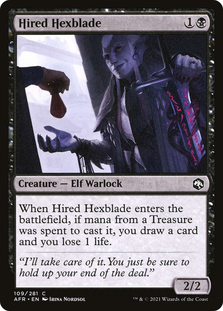 Hired Hexblade [AFR - 109]