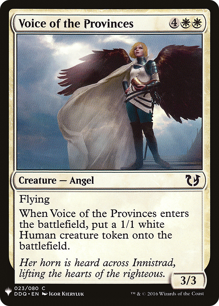 Voice of the Provinces [LIST - 23]
