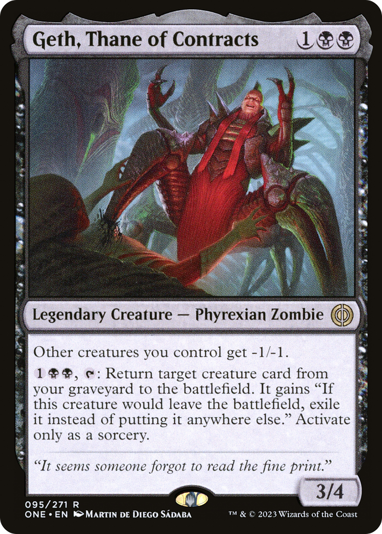 Geth, Thane of Contracts [ONE - 95]