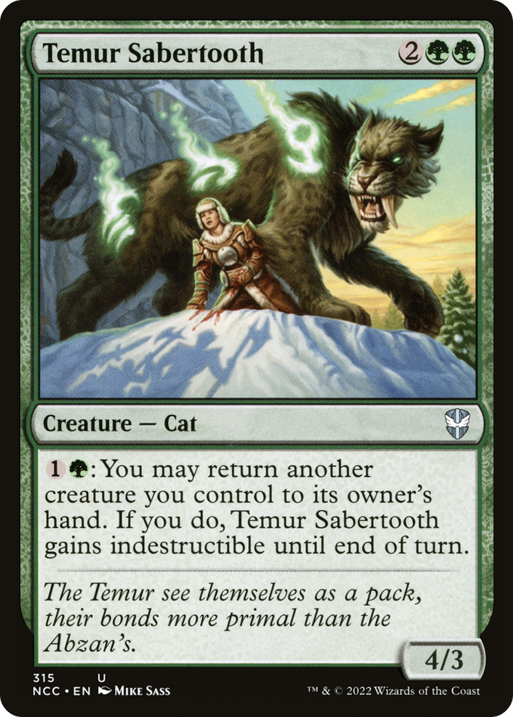 Temur Sabertooth [NCC - 315]