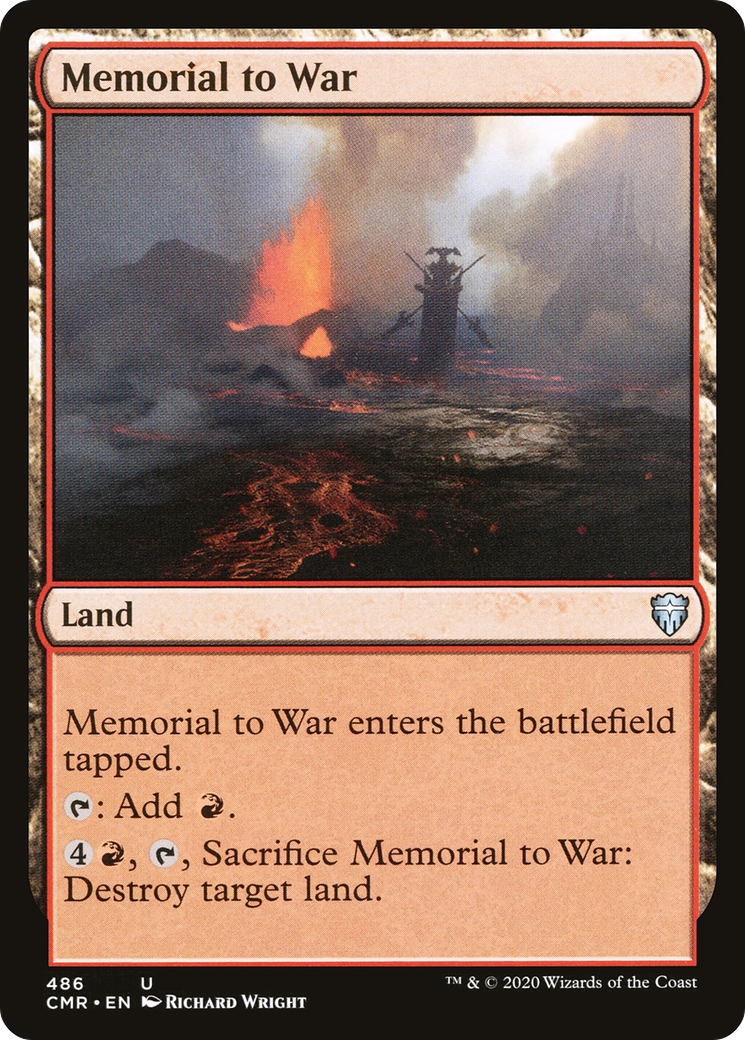 Memorial to War [CMR - 486]