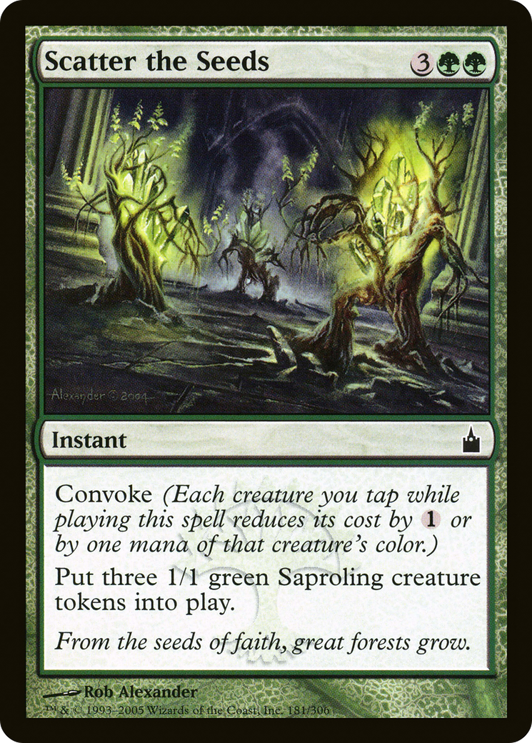 Scatter the Seeds [RAV - 181]