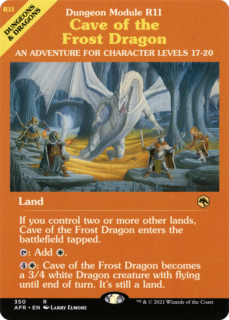 Cave of the Frost Dragon (Dungeon Module) [AFR - 350]