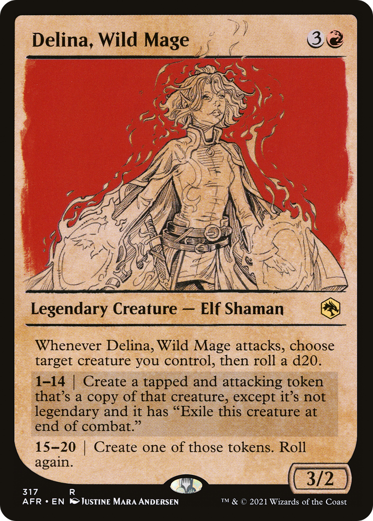 Delina, Wild Mage (Showcase) [AFR - 317]