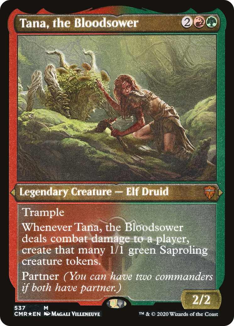 Tana, the Bloodsower (Foil Etched) [CMR - 537]