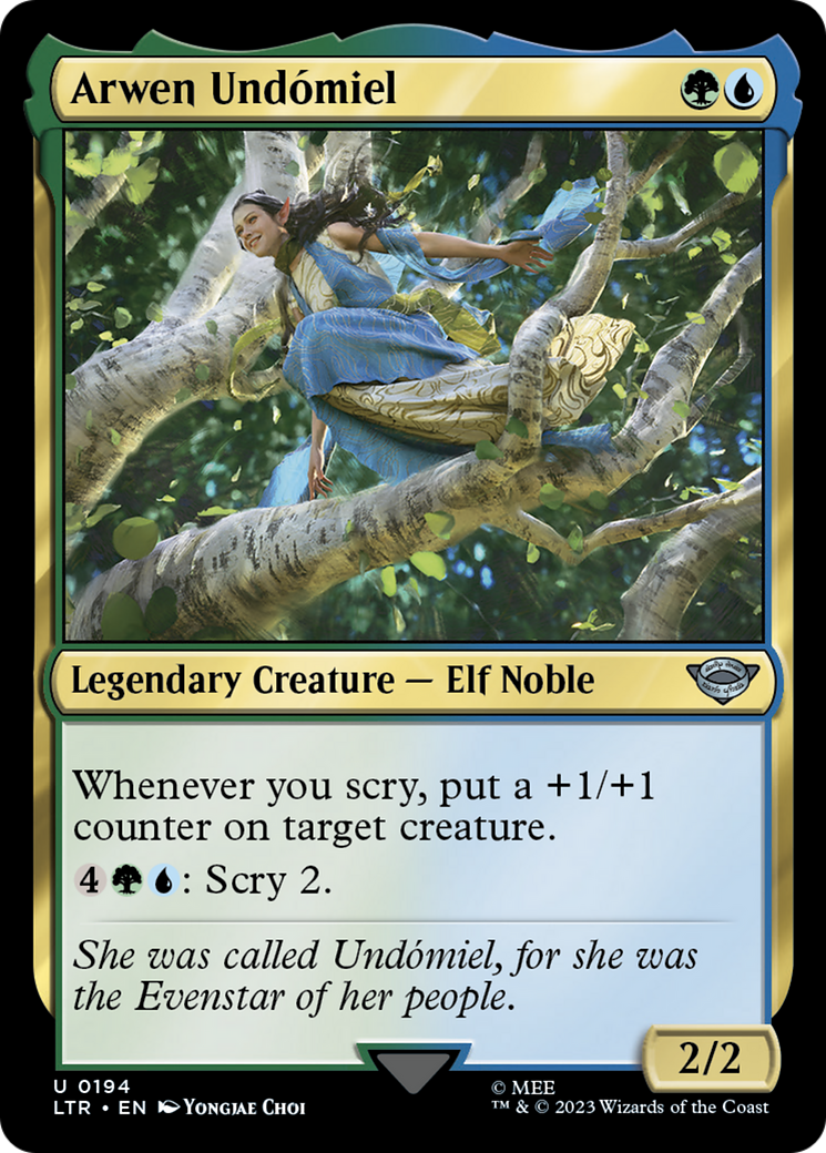 Arwen Undomiel (LTR-194) - The Lord of the Rings: Tales of Middle-earth Foil