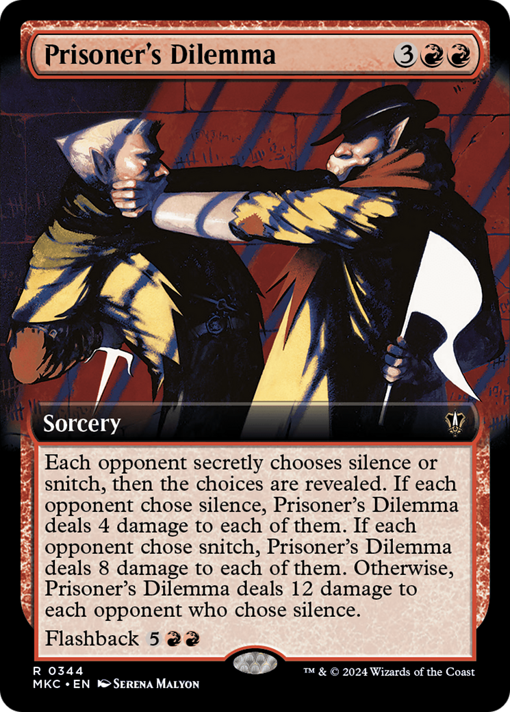 Prisoner's Dilemma (Extended Art) [MKC - 344]