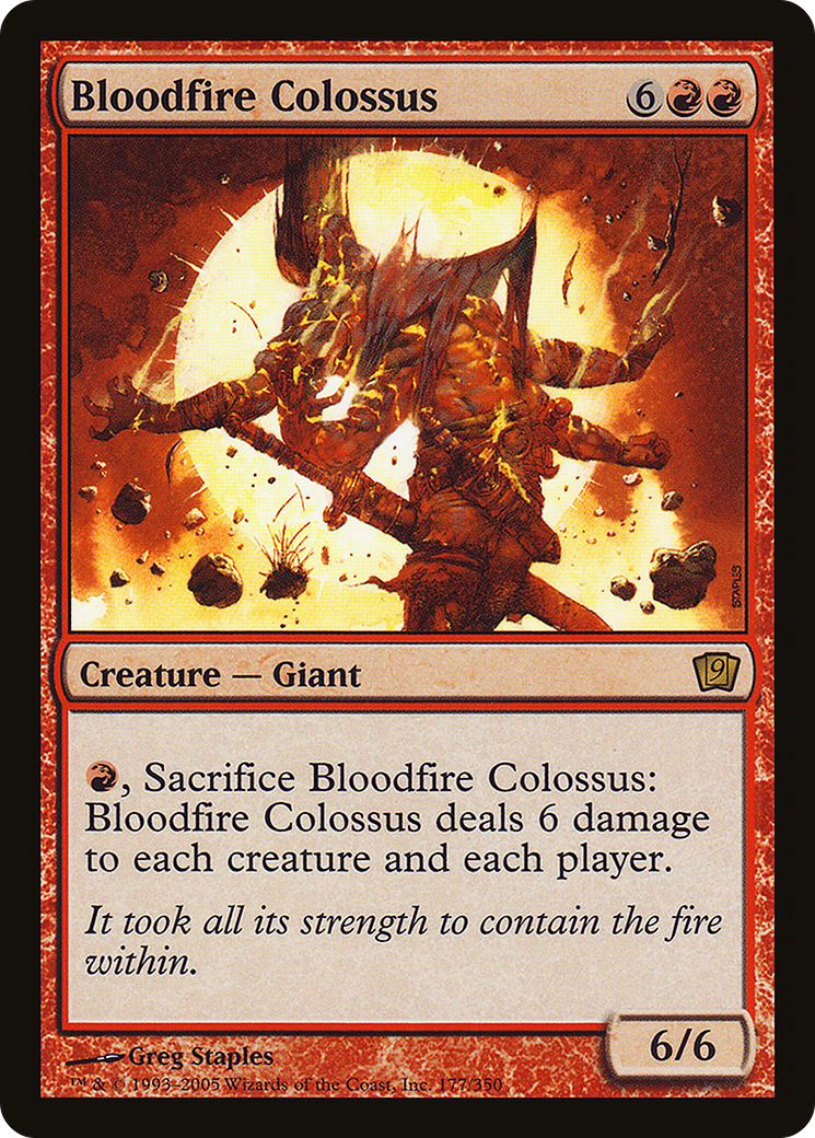 Bloodfire Colossus [9ED - 177]