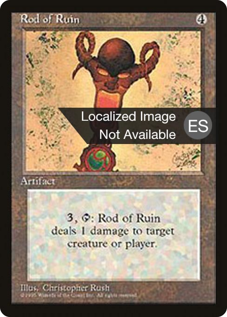 Rod of Ruin (4BB-) - Fourth Edition Foreign Black Border