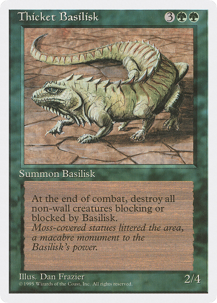 Thicket Basilisk [4ED - N/A]