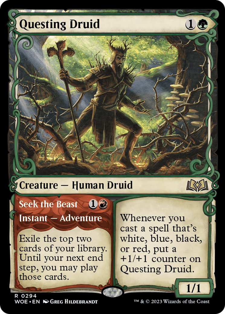 Questing Druid (Showcase) [WOE - 294]