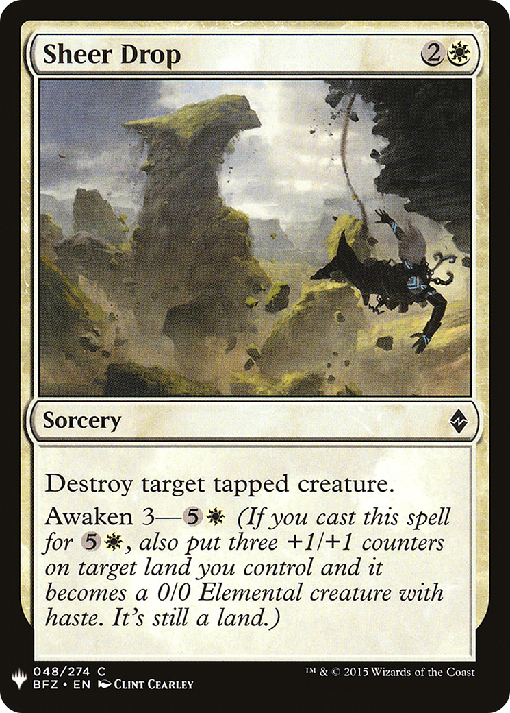 Sheer Drop [LIST - 48]