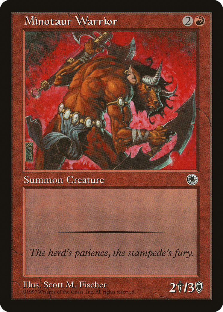 Minotaur Warrior [POR - N/A]