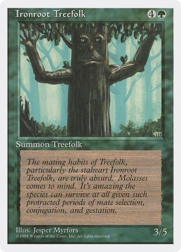 Ironroot Treefolk [4ED - N/A]