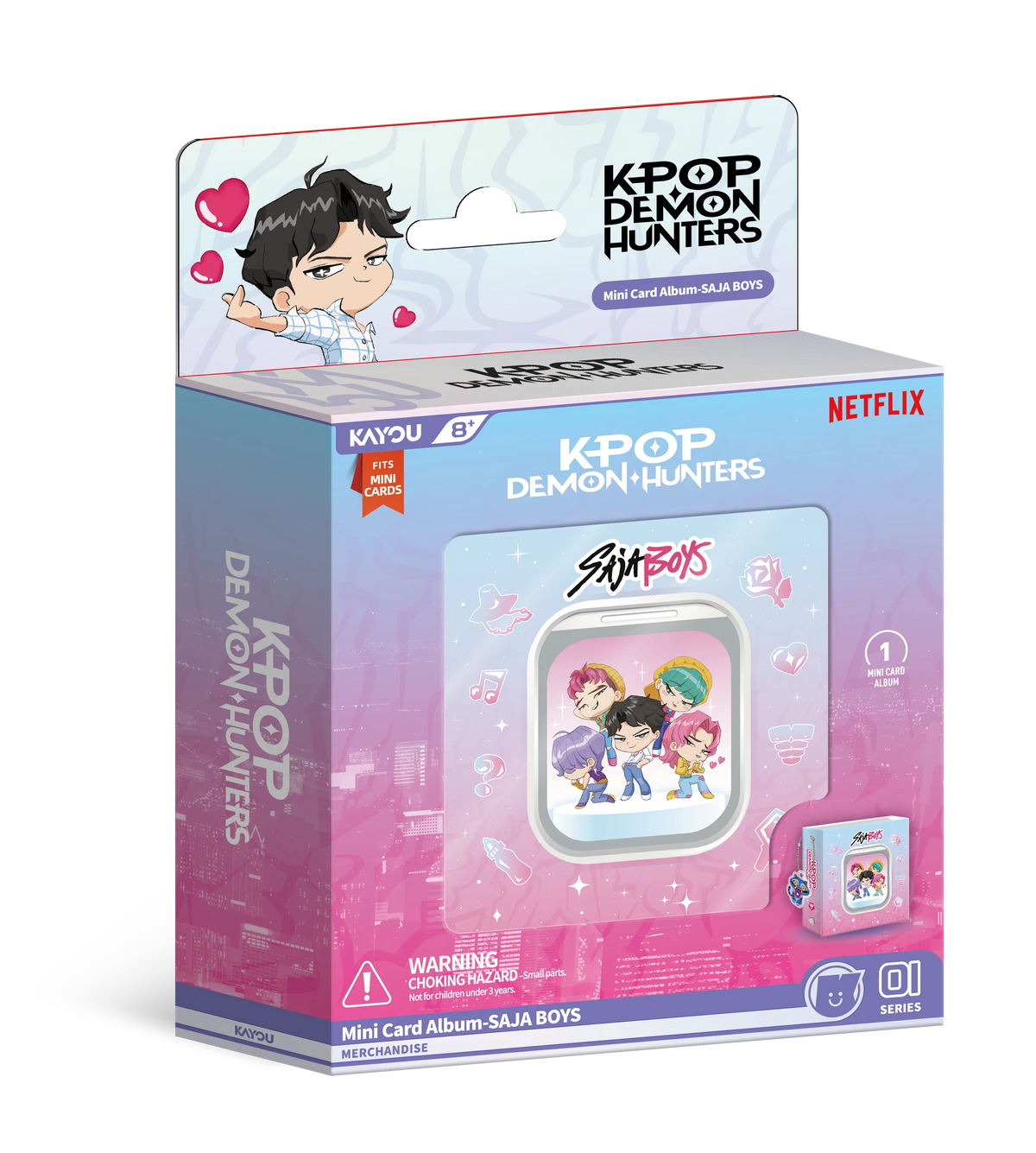 KPOP Demon Hunters Mini Card Album SAJA Boys