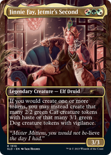 Jinnie Fay, Jetmir's Second (Display Commander) - Thick Stock (SLD-1556) - Secret Lair Drop (Borderless)