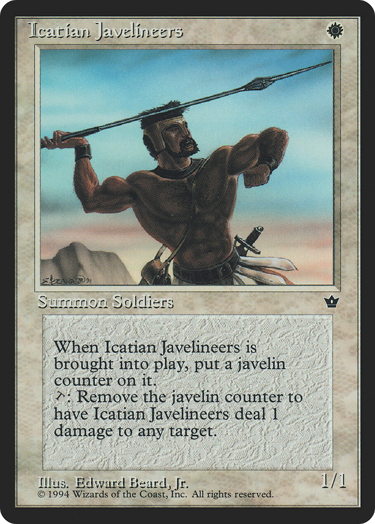 Icatian Javelineers (Beard, Jr.) [FEM - N/A]