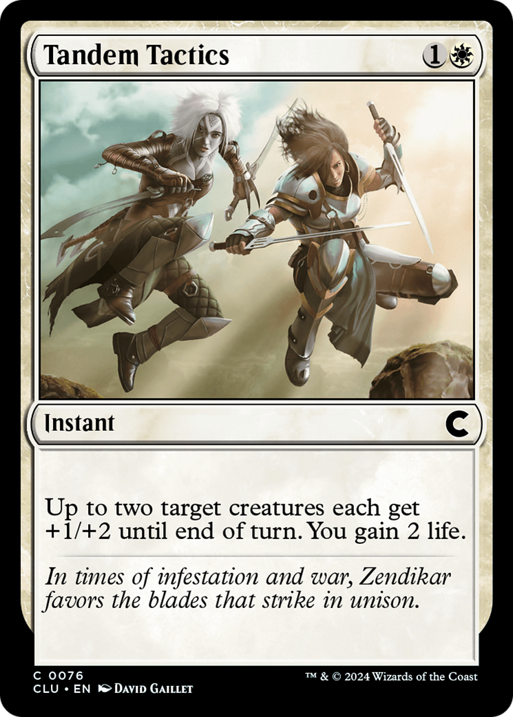 Tandem Tactics [CLU - 76]