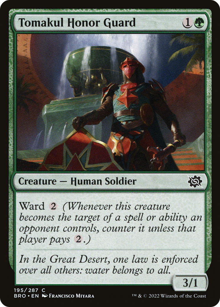 Tomakul Honor Guard [BRO - 195]