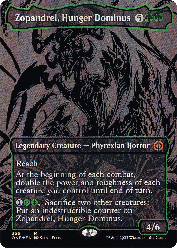Zopandrel, Hunger Dominus (Oil Slick Raised Foil) [ONE - 356]